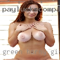 Green horny girls